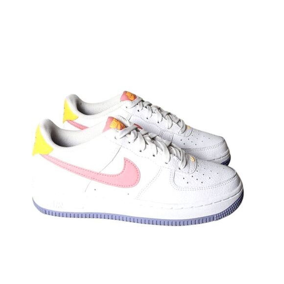 NIKE Air Force 1 Low "Coral Chalk Laser Orange" Sneakers Size 5.5Y/W7 - Picture 3 of 7